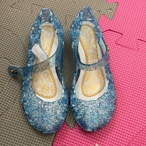 Toddler jellies size 9. Blue glitter